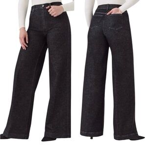 SPANX | Women’s Wide Leg Pull On Jeans in Charcoal Size XS NWT